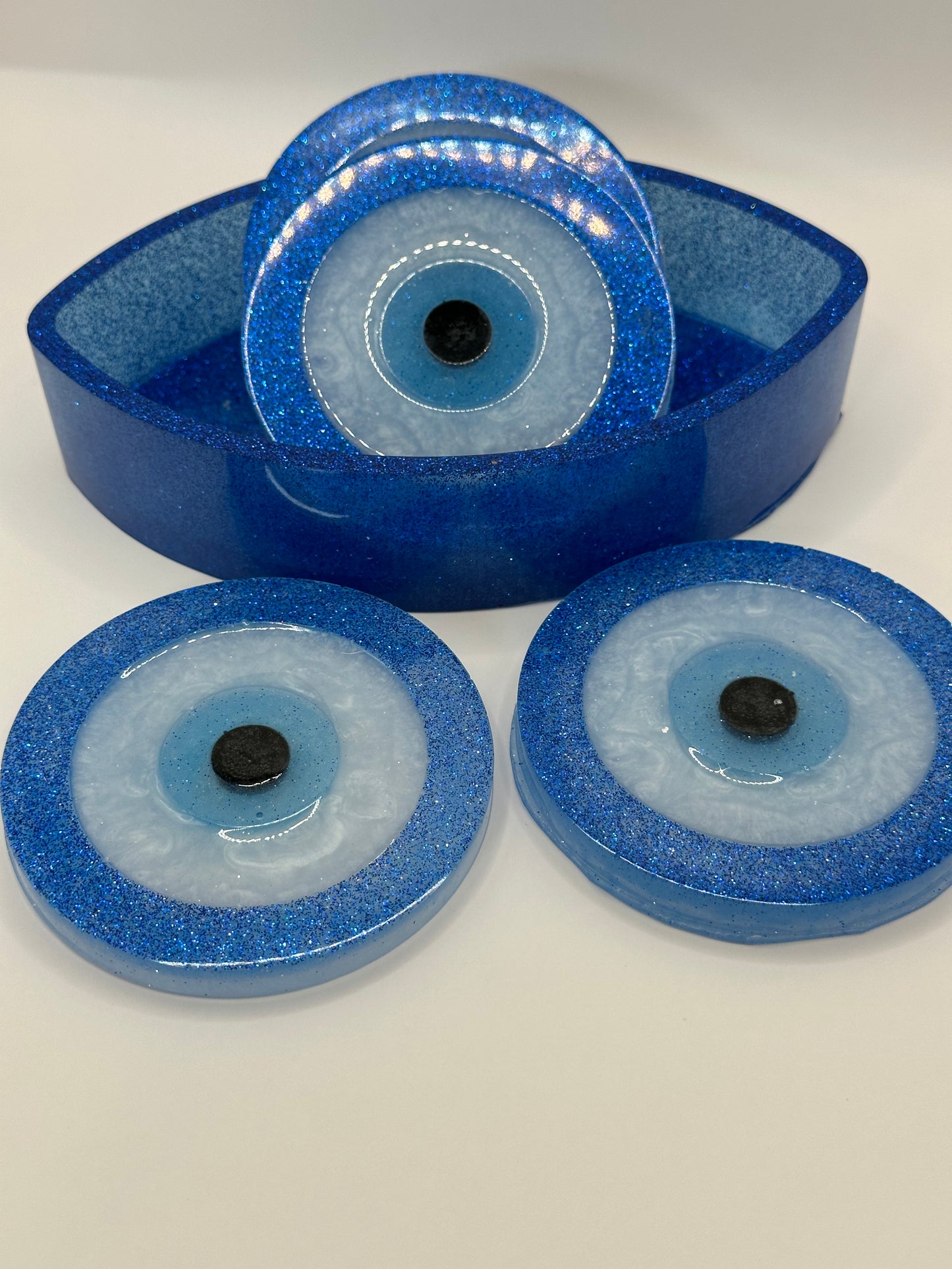 Evil Eye Coaster Set