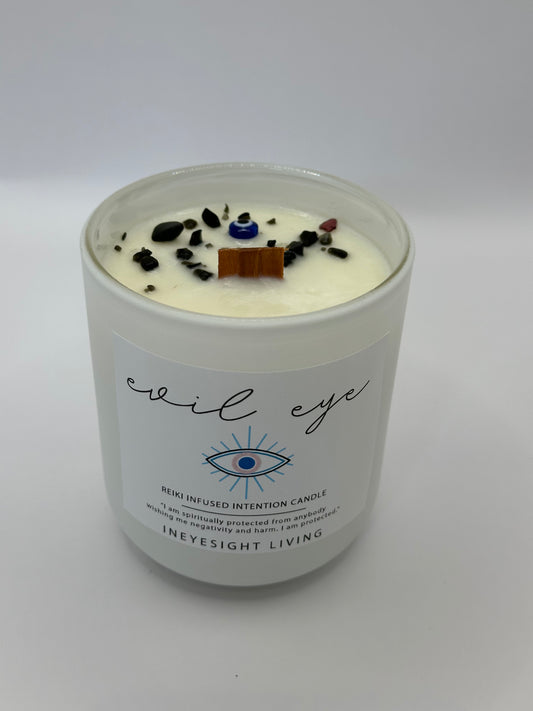 Reiki Infused Evil Eye Candle