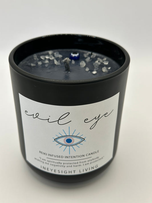 Reiki Infused Evil Eye Candle