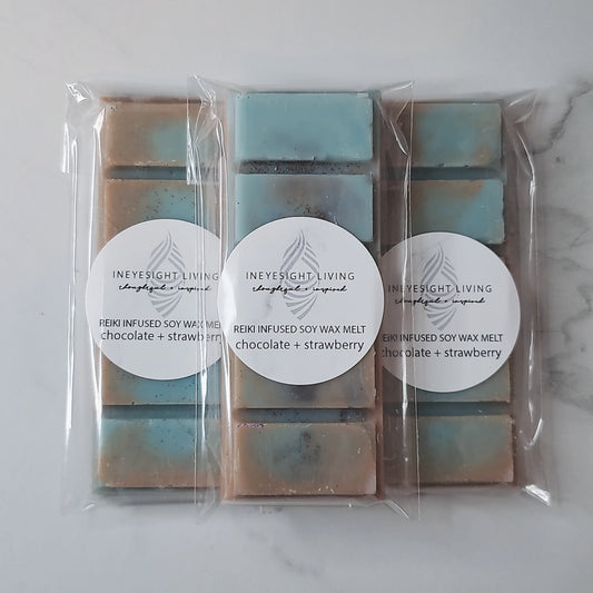 Chocolate + Strawberry - Luxe Wax Melt Snap Bar