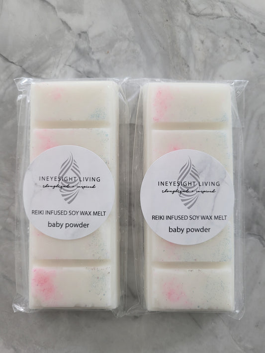 Baby Powder - Luxe Wax Melt Snap Bar